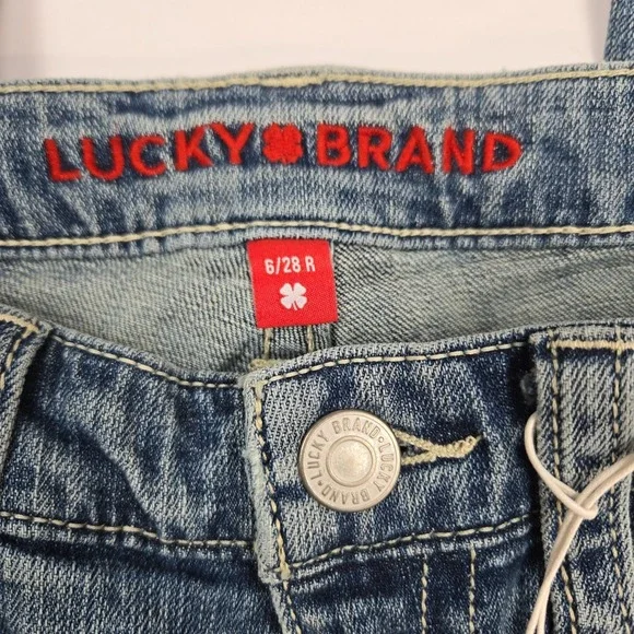 Lucky Brand Low Rise Flare Denim Blue Jeans Womens Size 6/28 R NWT - Picture 10 of 11